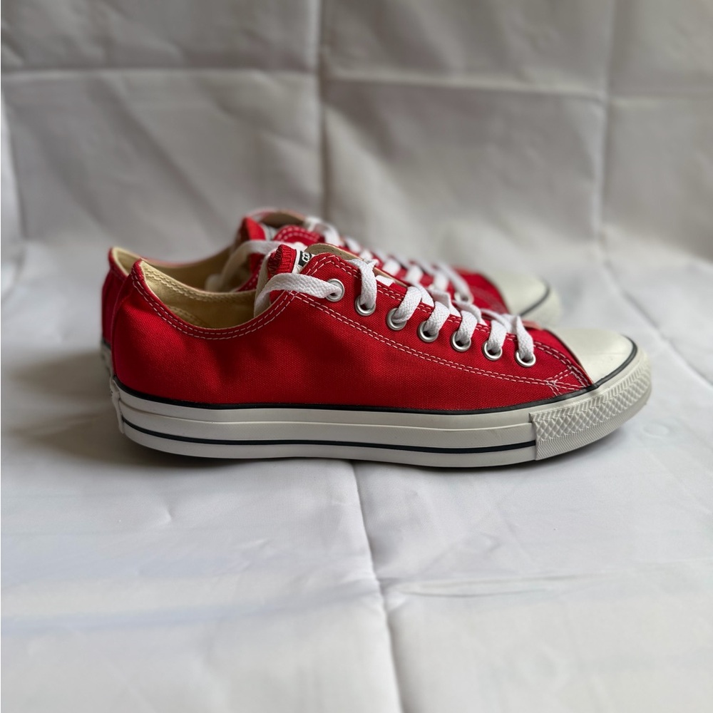 Converse Red Low Top Sneakers